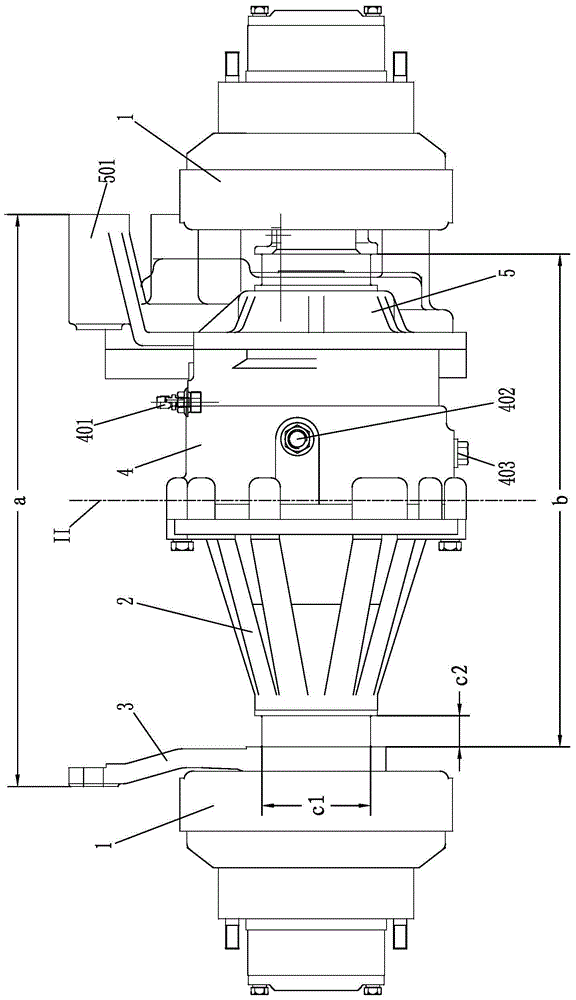 Electric forklift, axle box and its gearbox cover