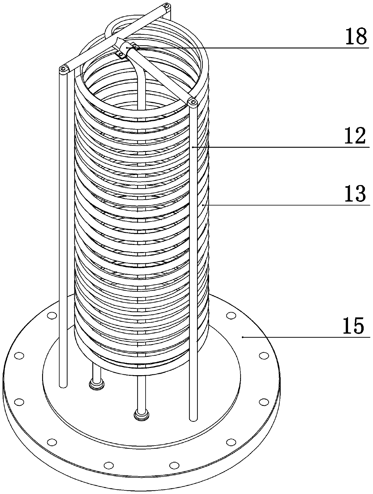 Manufacturing method of graphene heating tube pressurized hot water equipment, hot water equipment, and air coating equipment