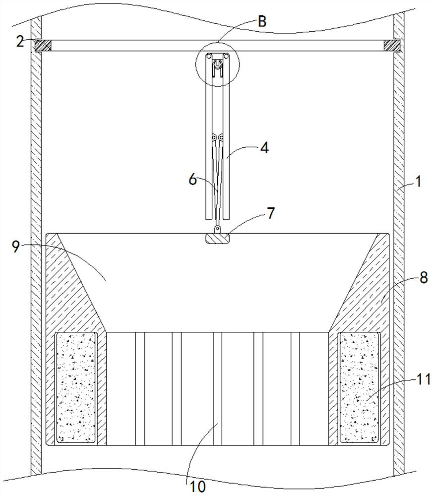 Bubble tube for desulfurization tower with anti-backflow and split flow
