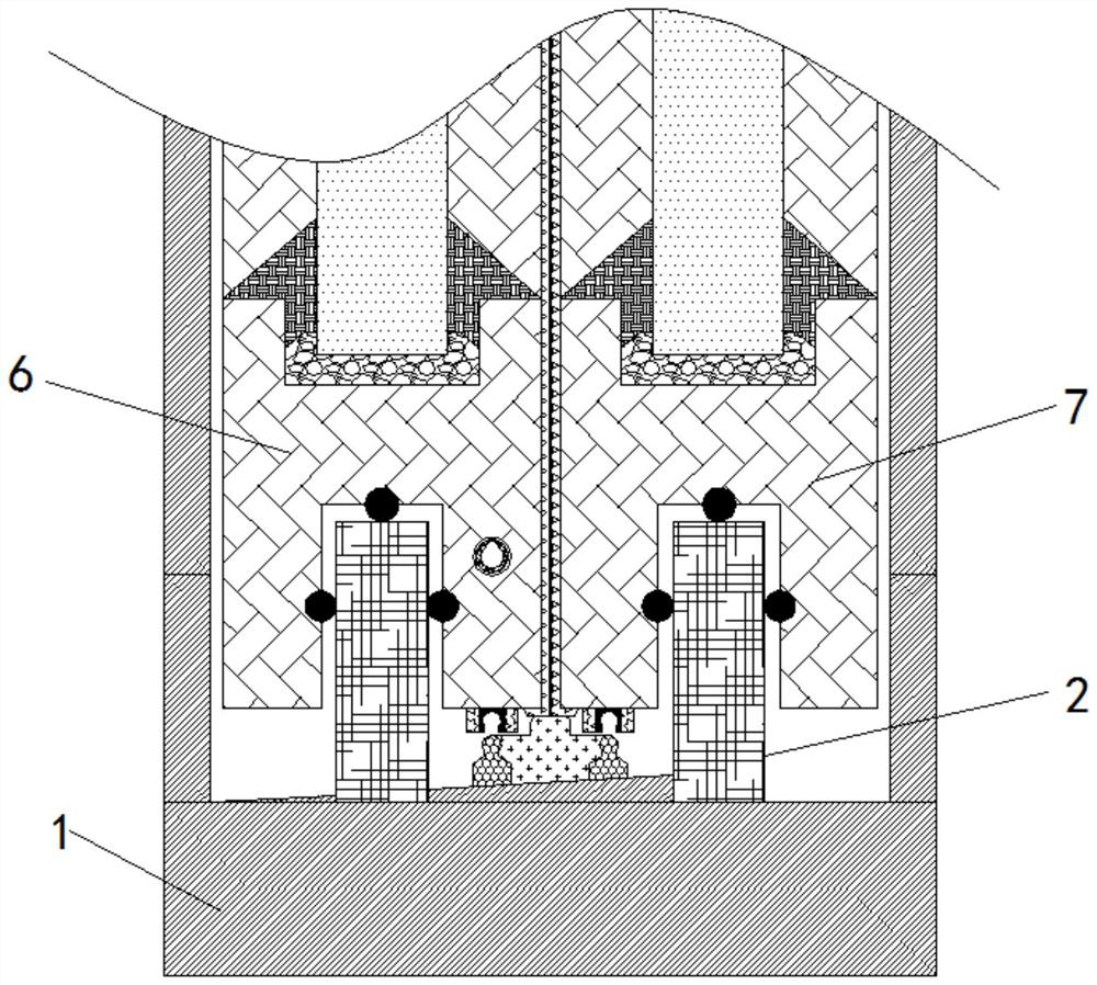 A waterproof aluminum alloy door and window capable of improving the sealing performance of joints