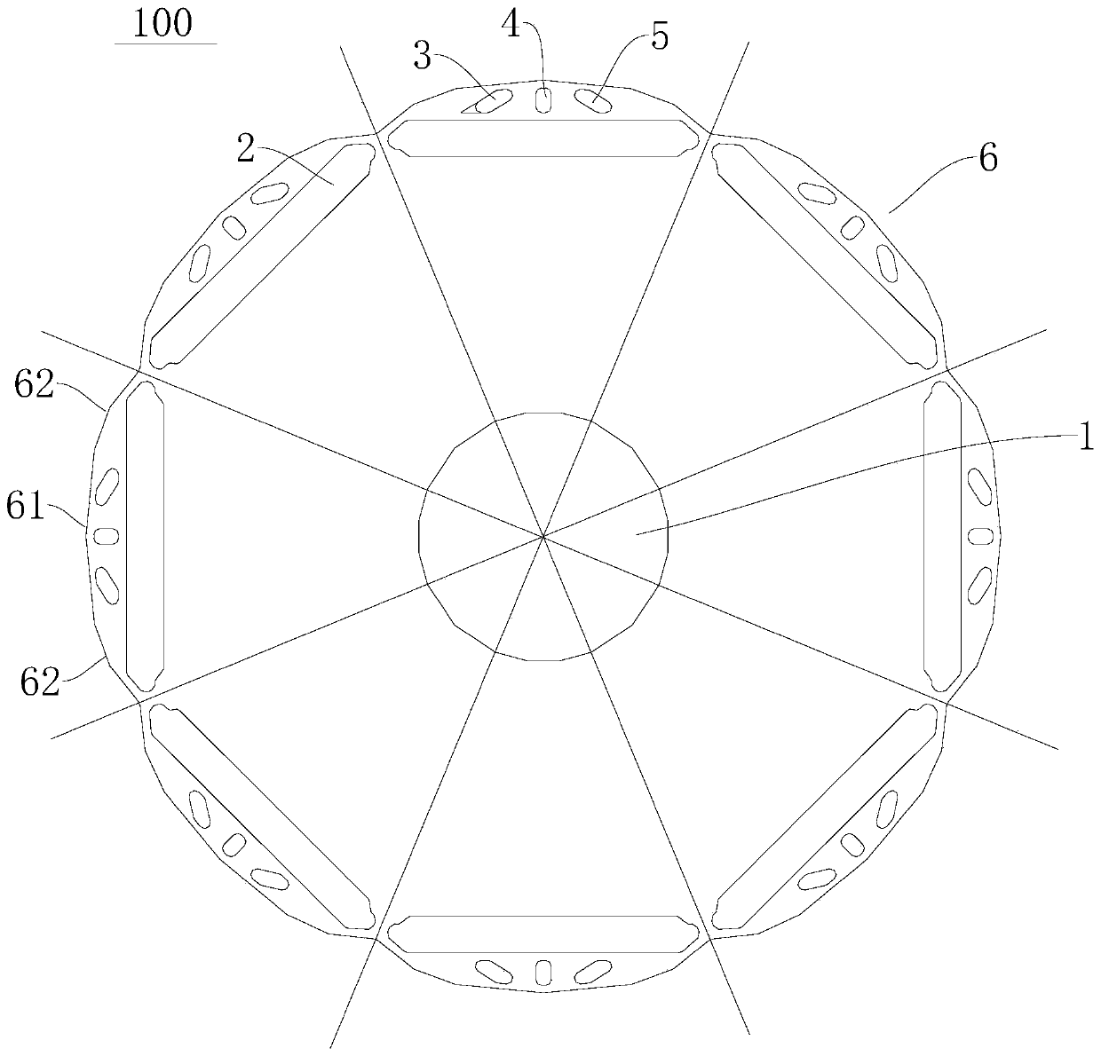 Rotor laminations, rotor cores and motors