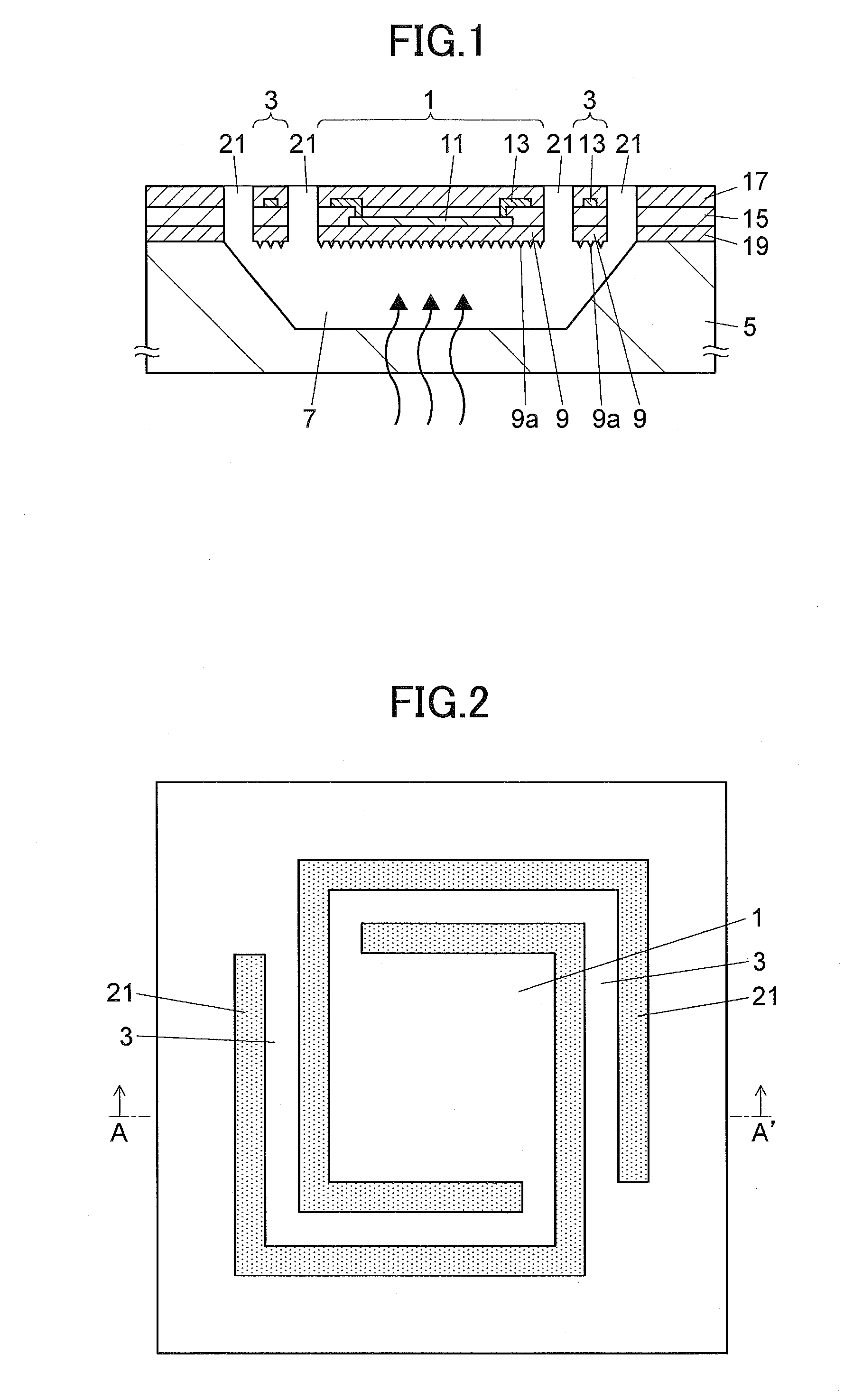 Thermal infrared sensor and manufacturing method thereof