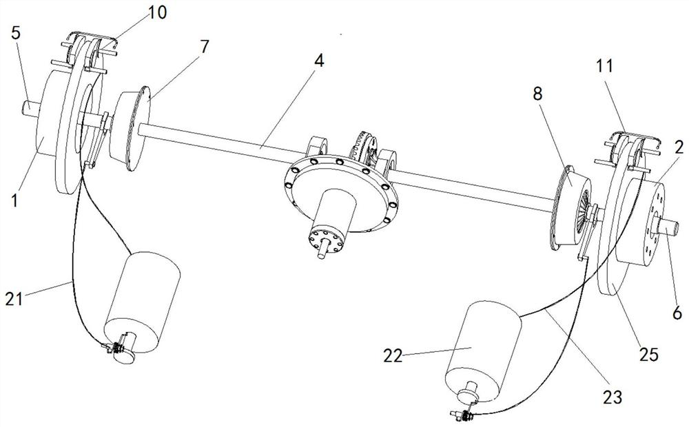 A control system of a single-drive electric tidal flat vehicle