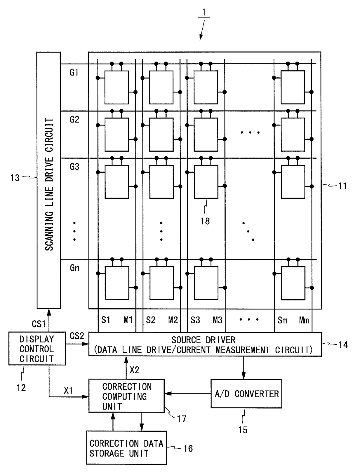 Display device and method for driving same