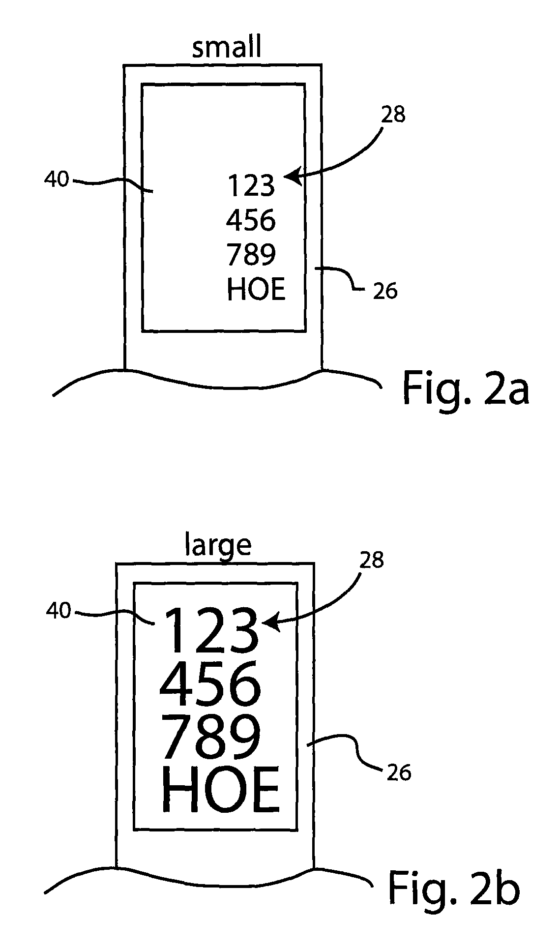 Touch sensitive remote control system that detects hand size characteristics of user and adapts mapping to screen display