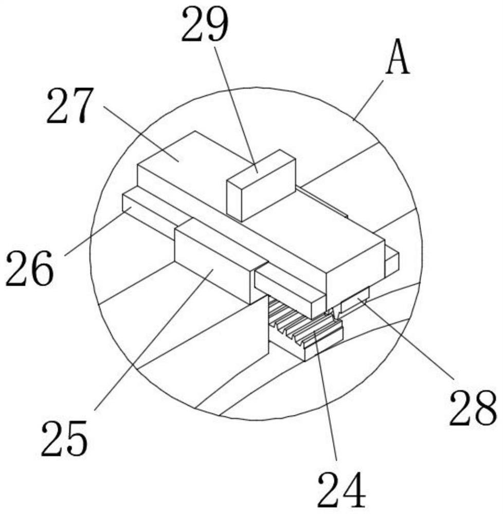 Optical element angle fine adjustment mechanism