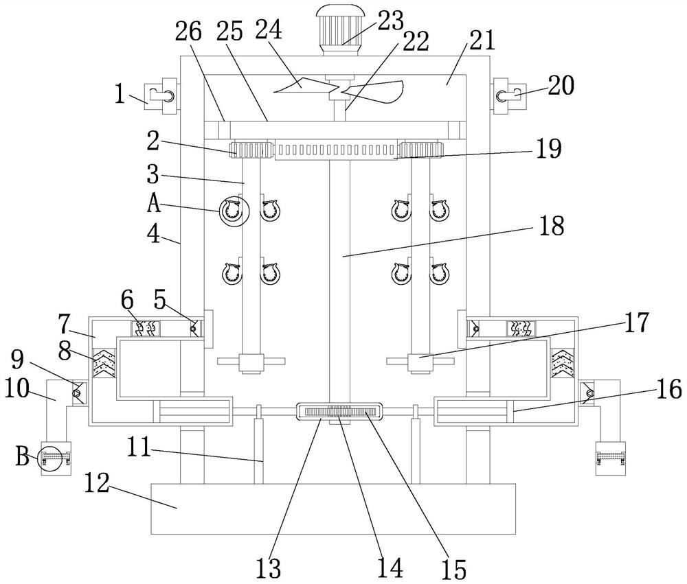 Efficient air-drying device for processing and producing cured products