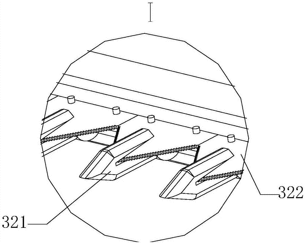 Lifting double-header harvester with crawling ladder and capability of crushing straws