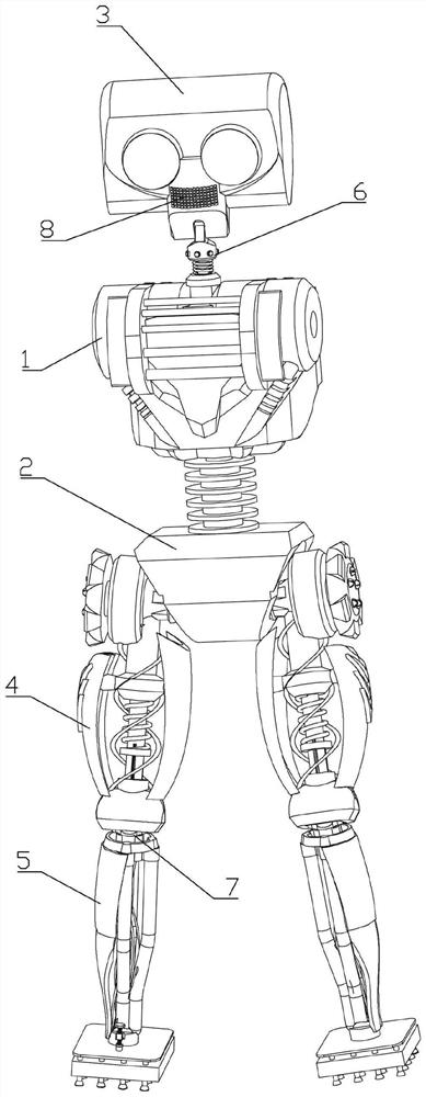 A digital media-assisted teaching robot