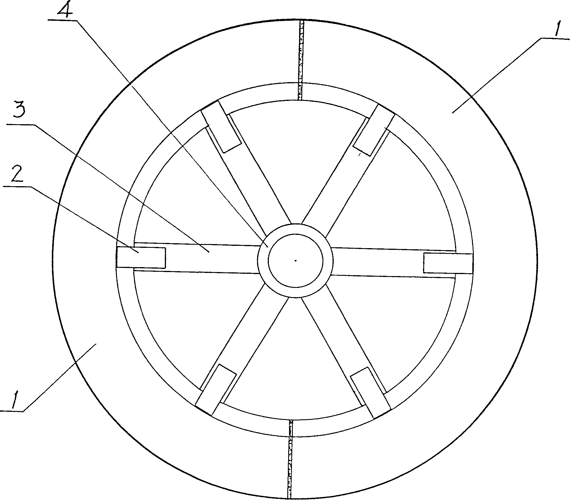 Combination type pulley for arm support of portal hoist, maintaining and installing technique thereof