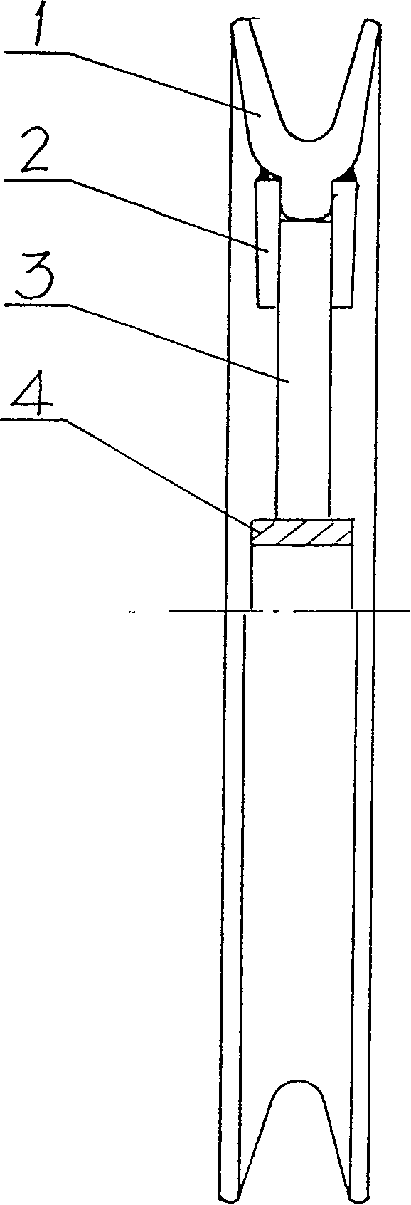 Combination type pulley for arm support of portal hoist, maintaining and installing technique thereof
