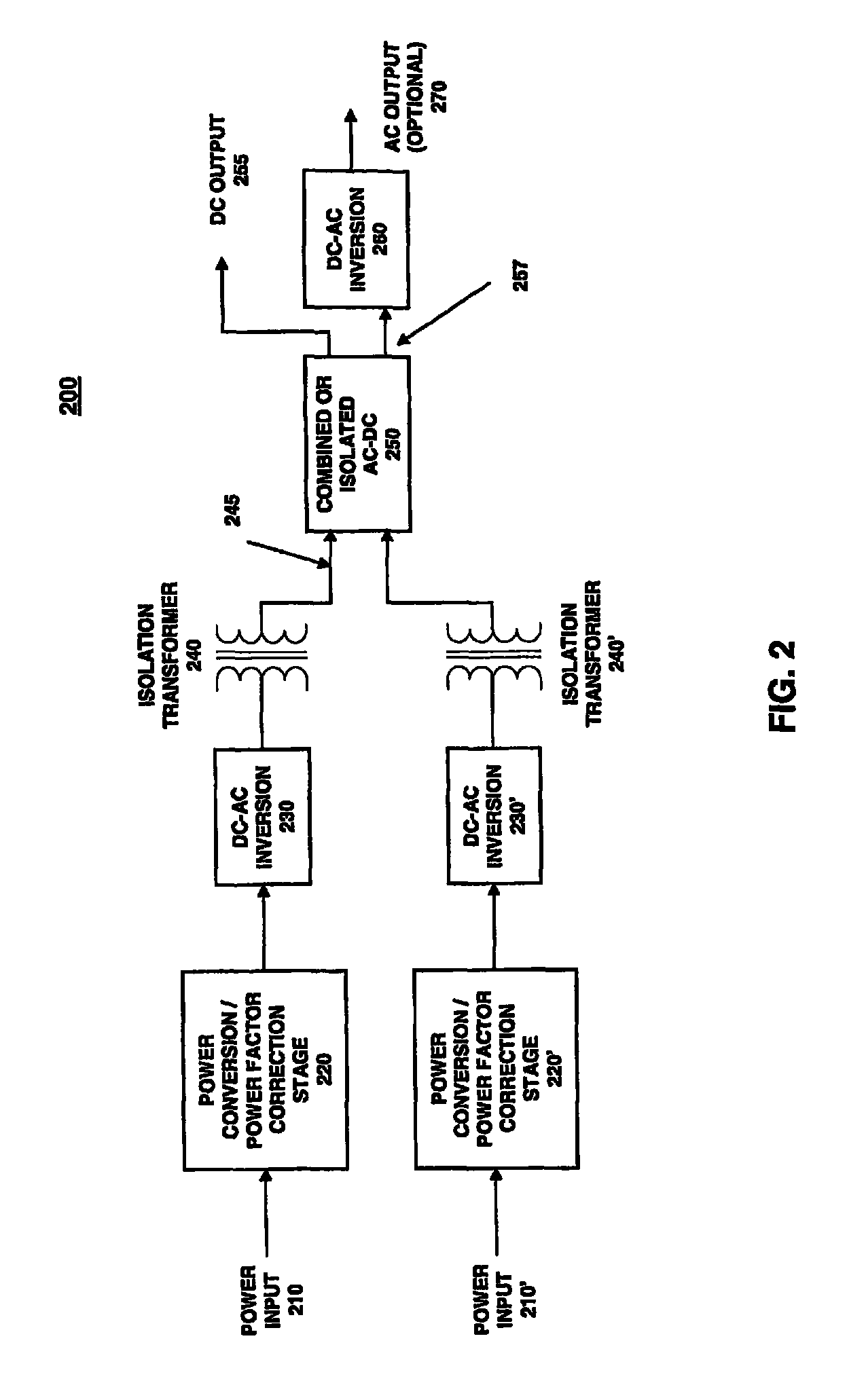 System and method for electrical power conversion
