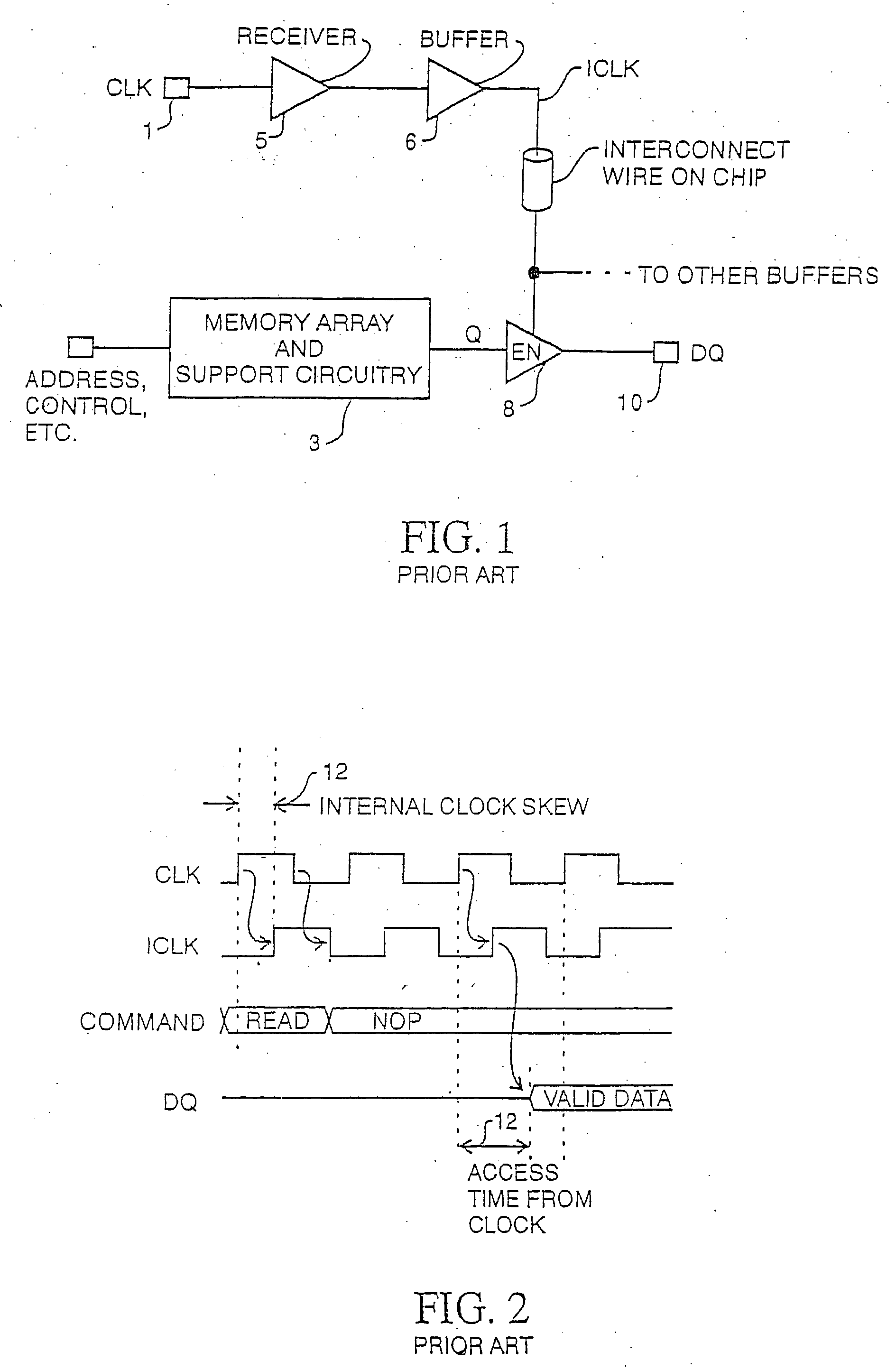 Delay locked loop implementation in a synchronous dynamic random access memory
