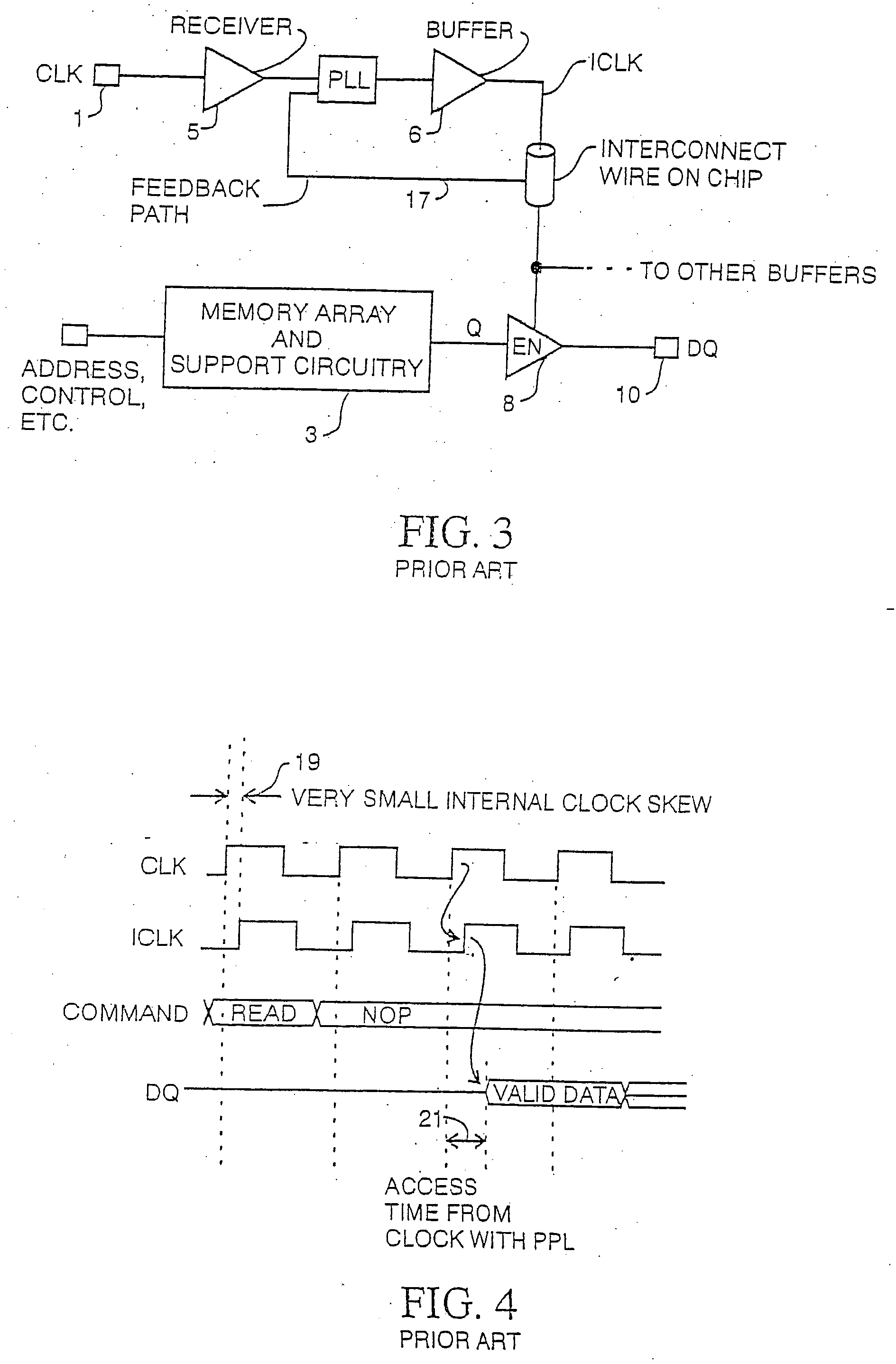 Delay locked loop implementation in a synchronous dynamic random access memory