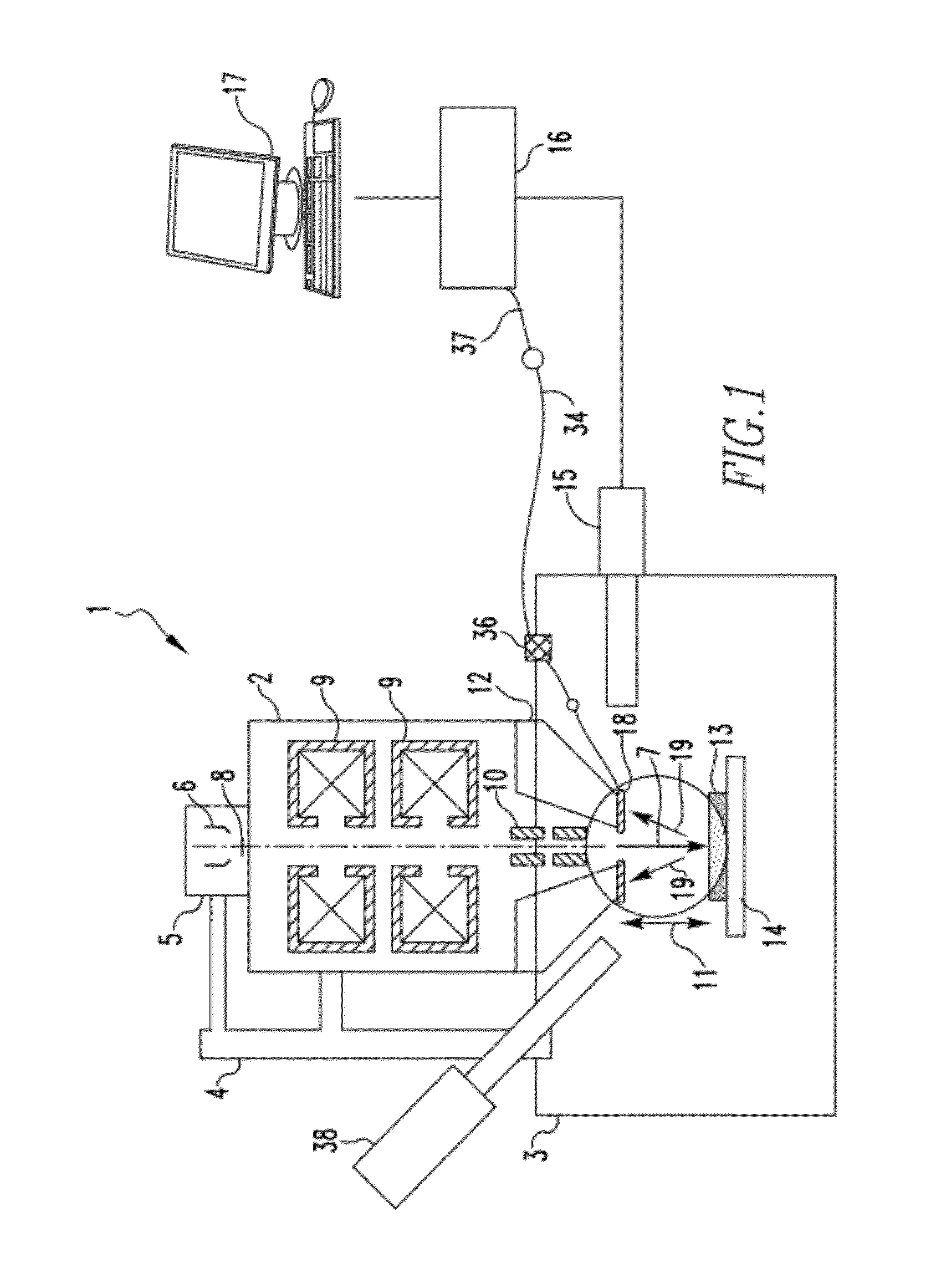 Electron detector including an  intimately-coupled scintillator-photomultiplier combination, and electron microscope and x-ray detector employing same
