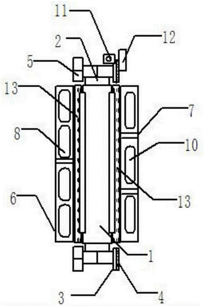 Glass-plate liquid level meter