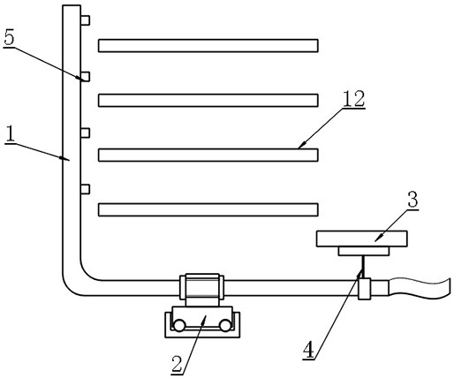 A freeze dryer cleaning collection structure with internal impurities