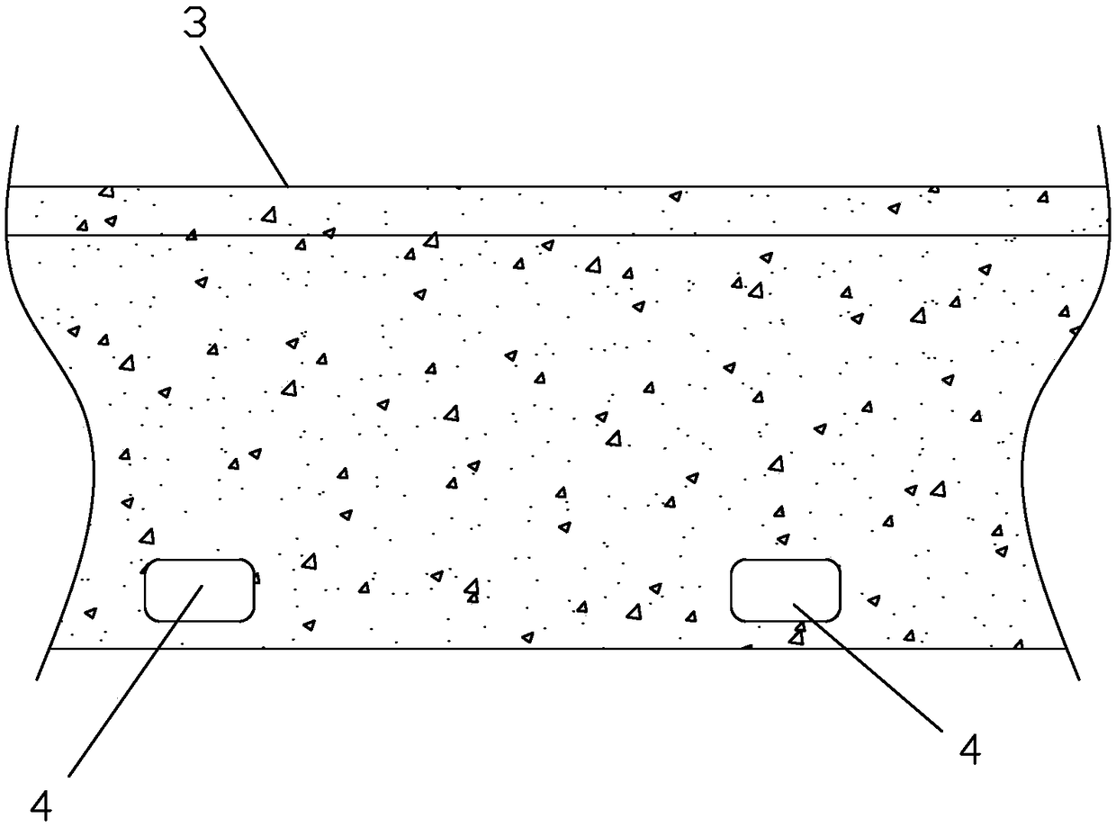 Construction method of ecological river channel levee