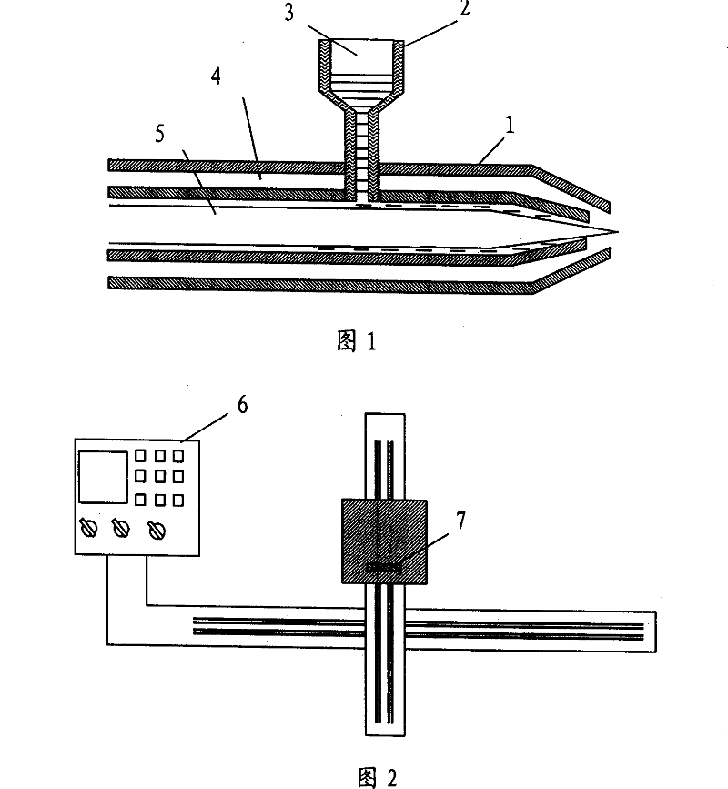 Single-colour fluorescent powder spraying method for plasma display device