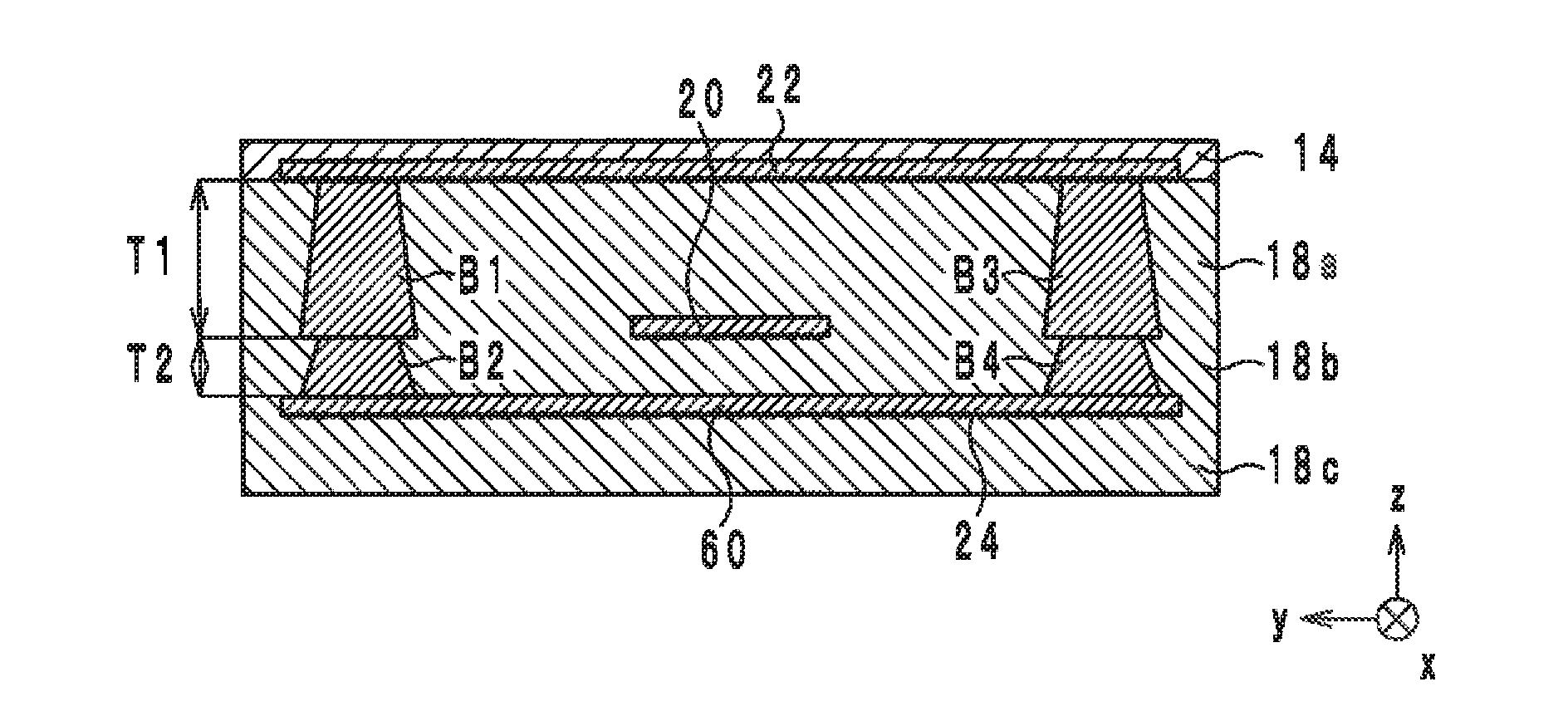 High-frequency signal transmission line, electronic device and manufacturing method of high-frequency signal transmission line