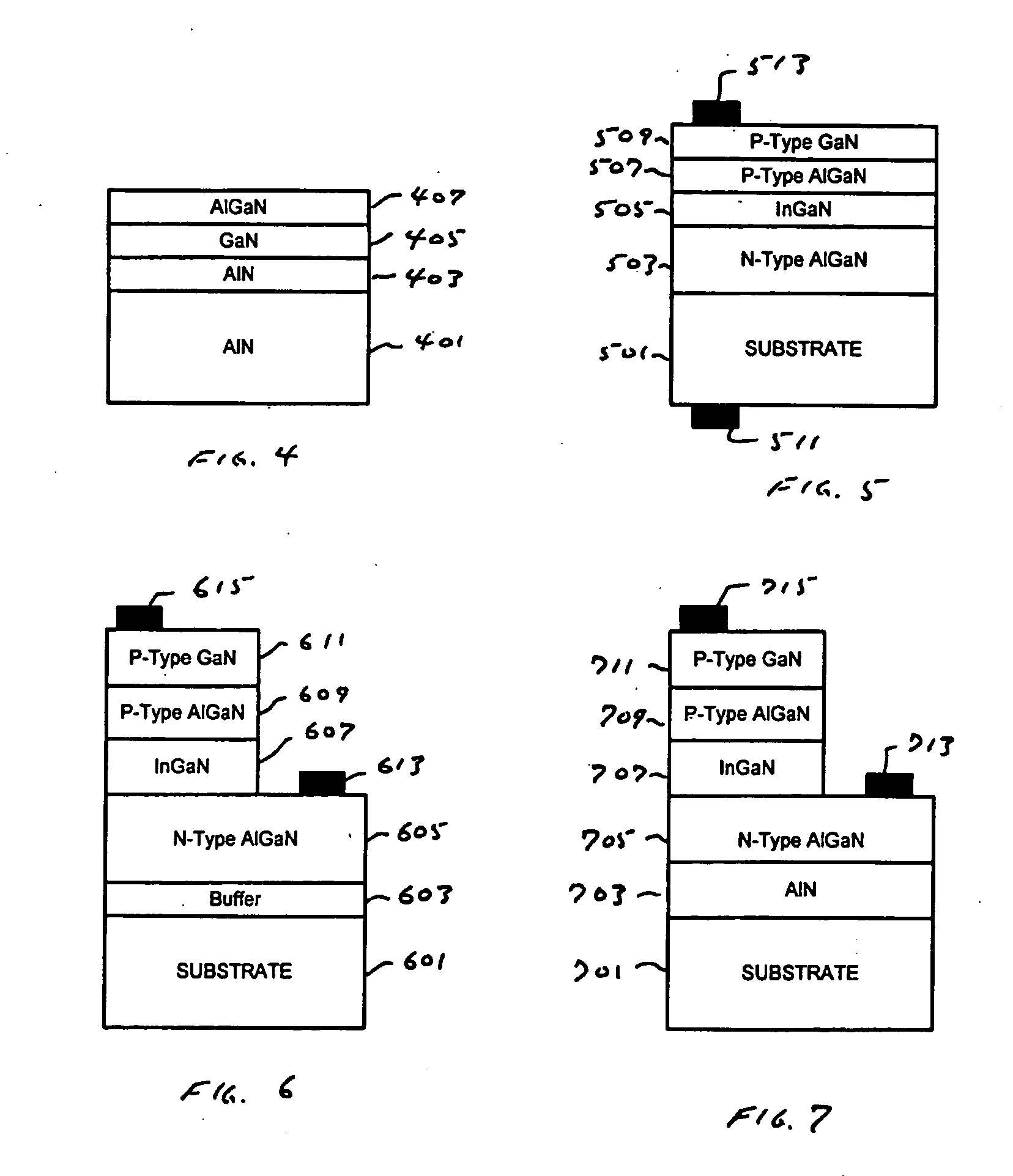 Method and apparatus for fabricating crack-free group III nitride semiconductor materials