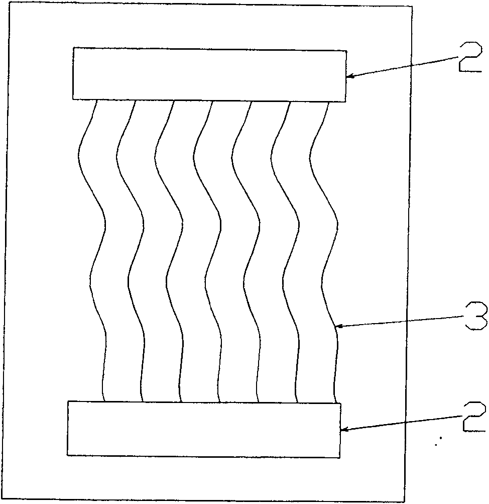 A hydrogen flow guiding slot plate of fuel battery
