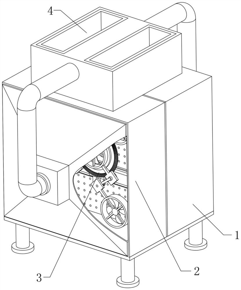 Intelligent efficient protection heat dissipation case for computer