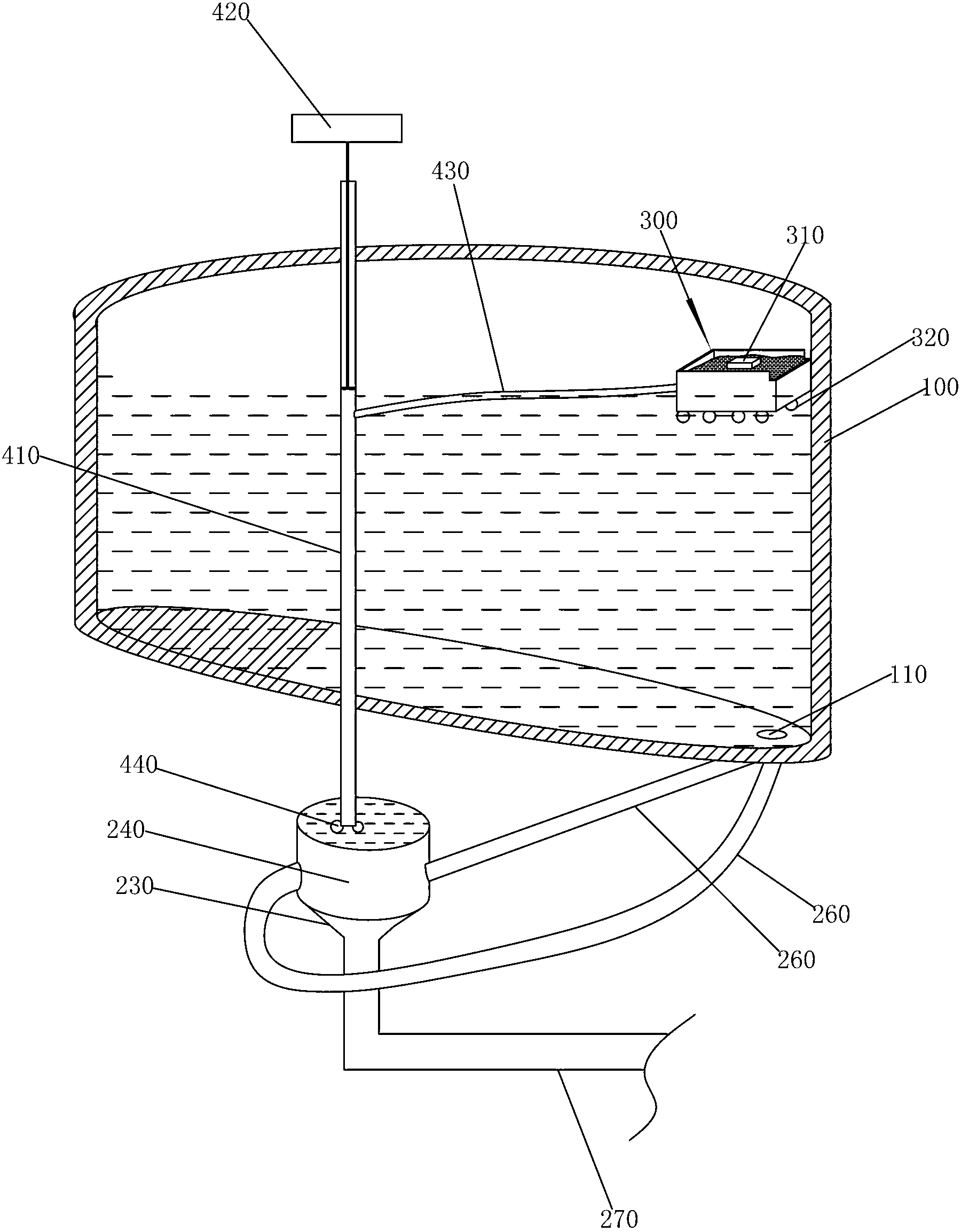 Circulating water device for shrimp aquaculture and operating method thereof