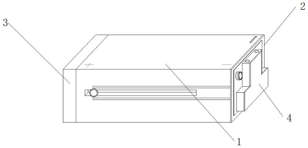 A soft pack lithium battery pack assembly structure