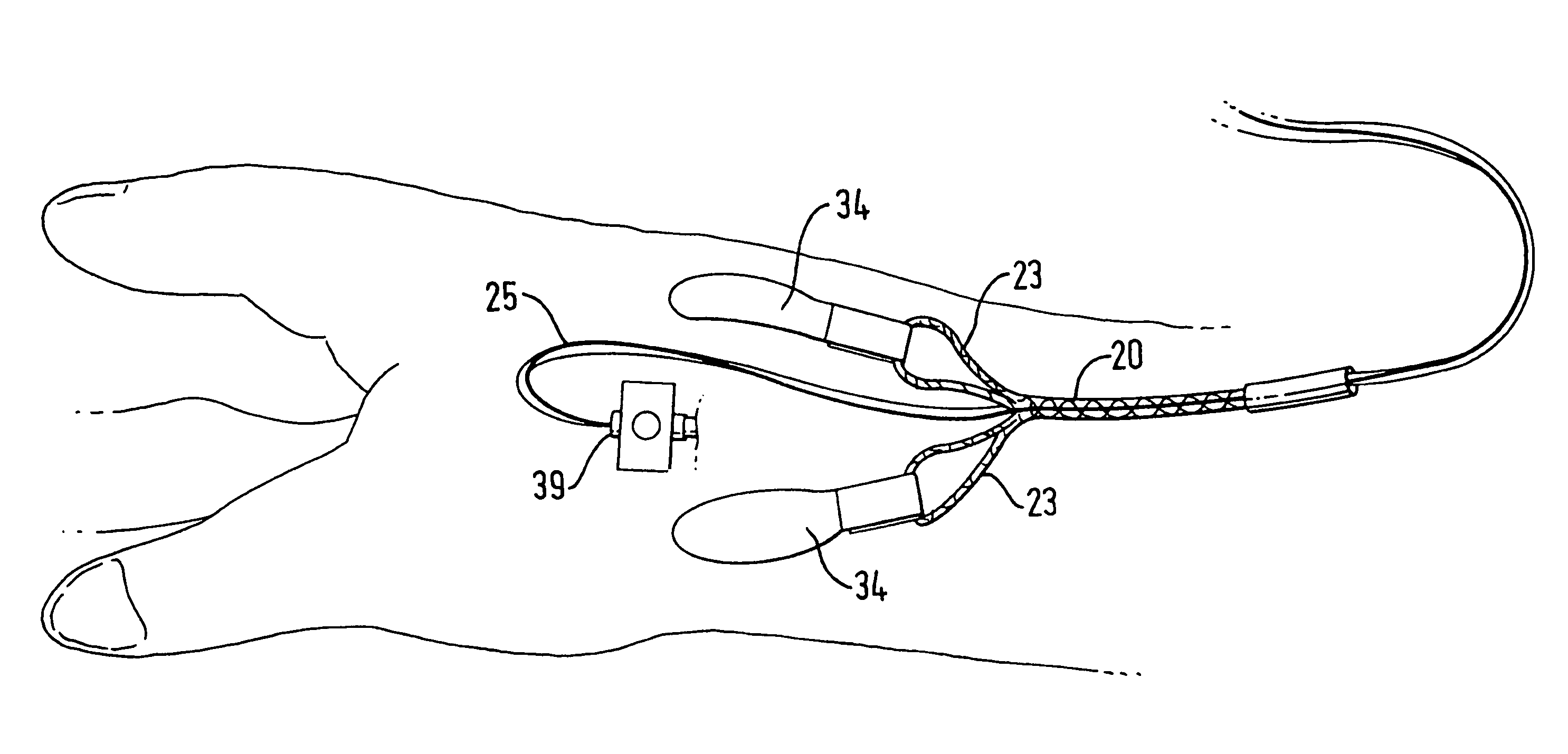 Method of securing a line to a patient, fasteners and their use to secure a line to a patient