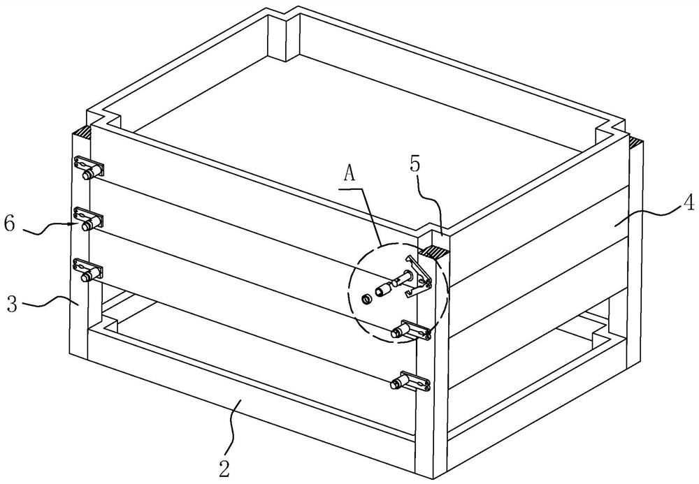 Nanometer fresh-keeping moisture-proof calcium plastic box