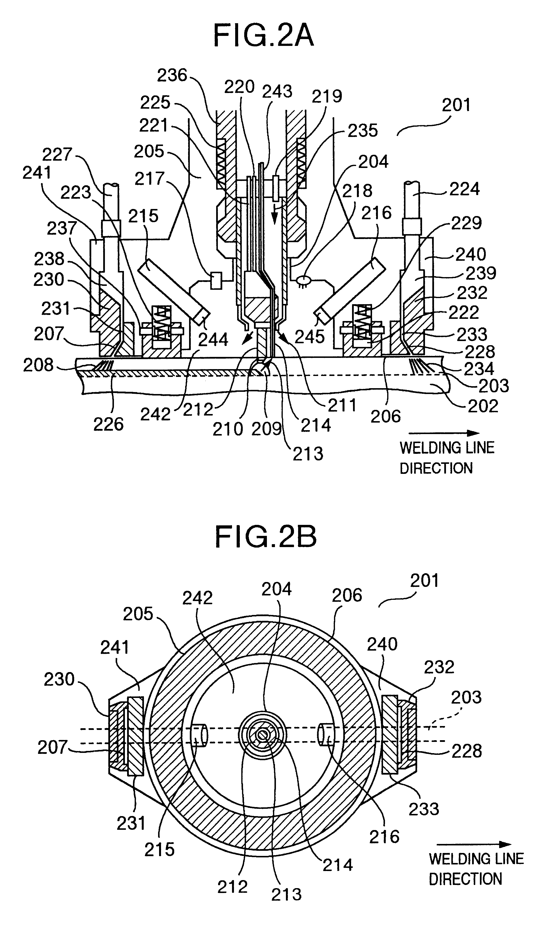 Underwater processing device and underwater processing method
