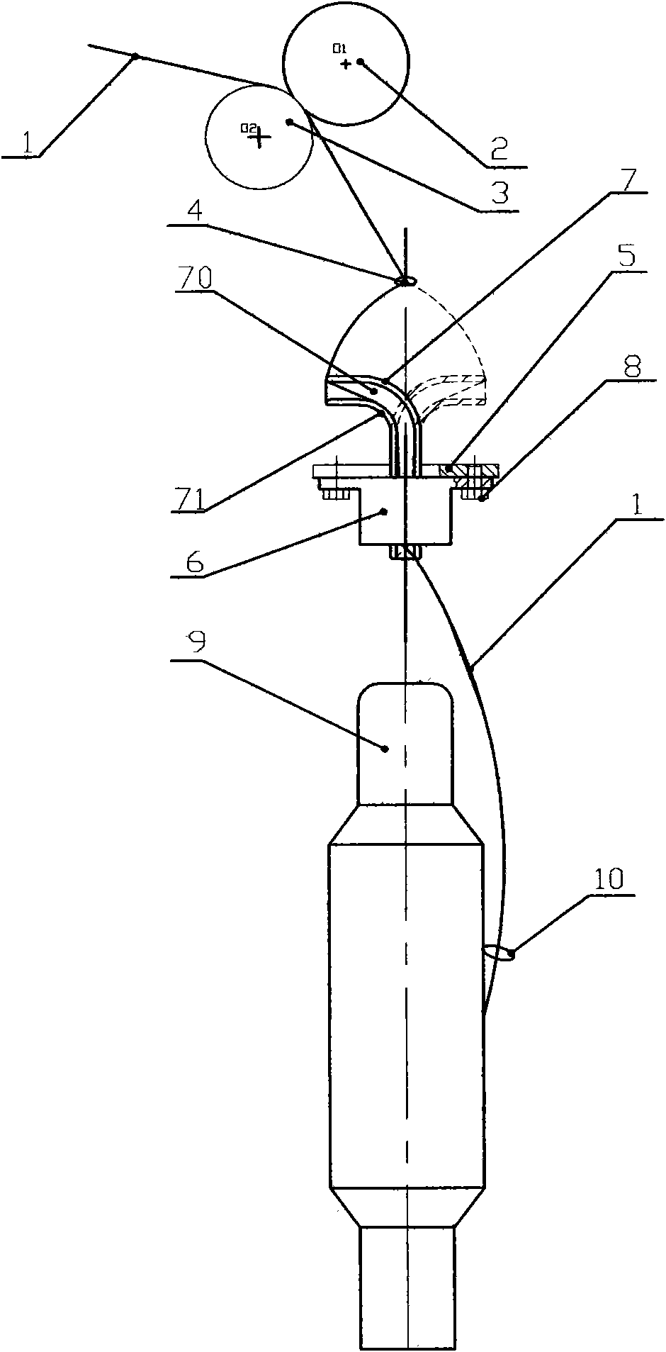 Production method of low torque yarns and device thereof