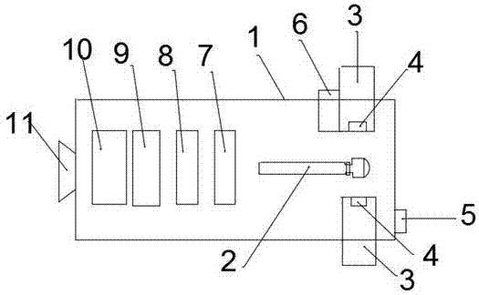 A comprehensive processing and storage device for casings