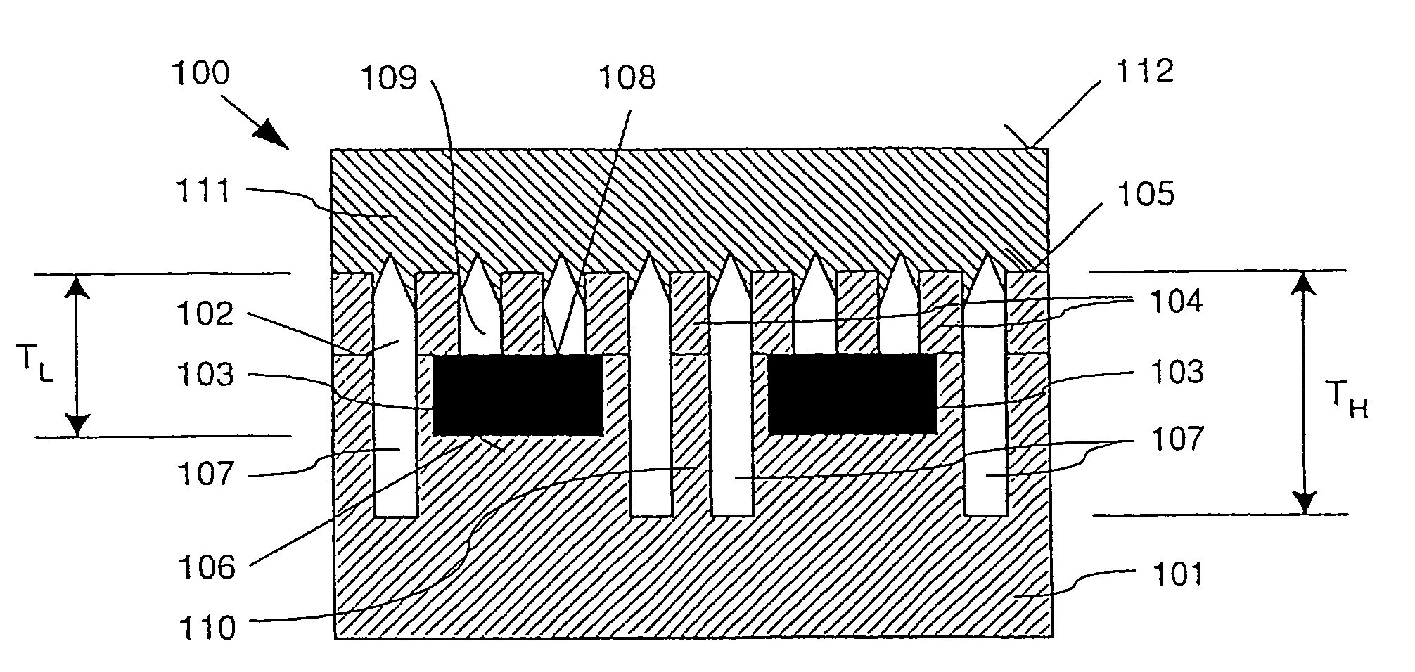 Strip conductor arrangement and method for producing a strip conductor arrangement
