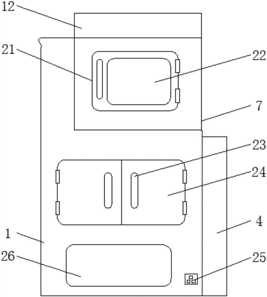 High voltage switchgear of single busbar system