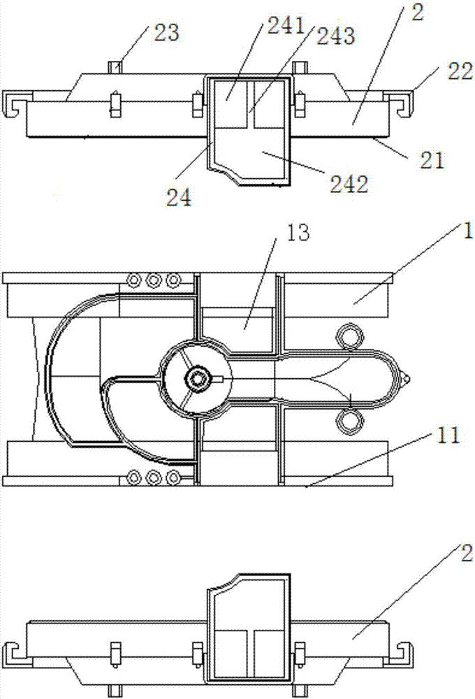 Diaphragm type gas meter and movement thereof