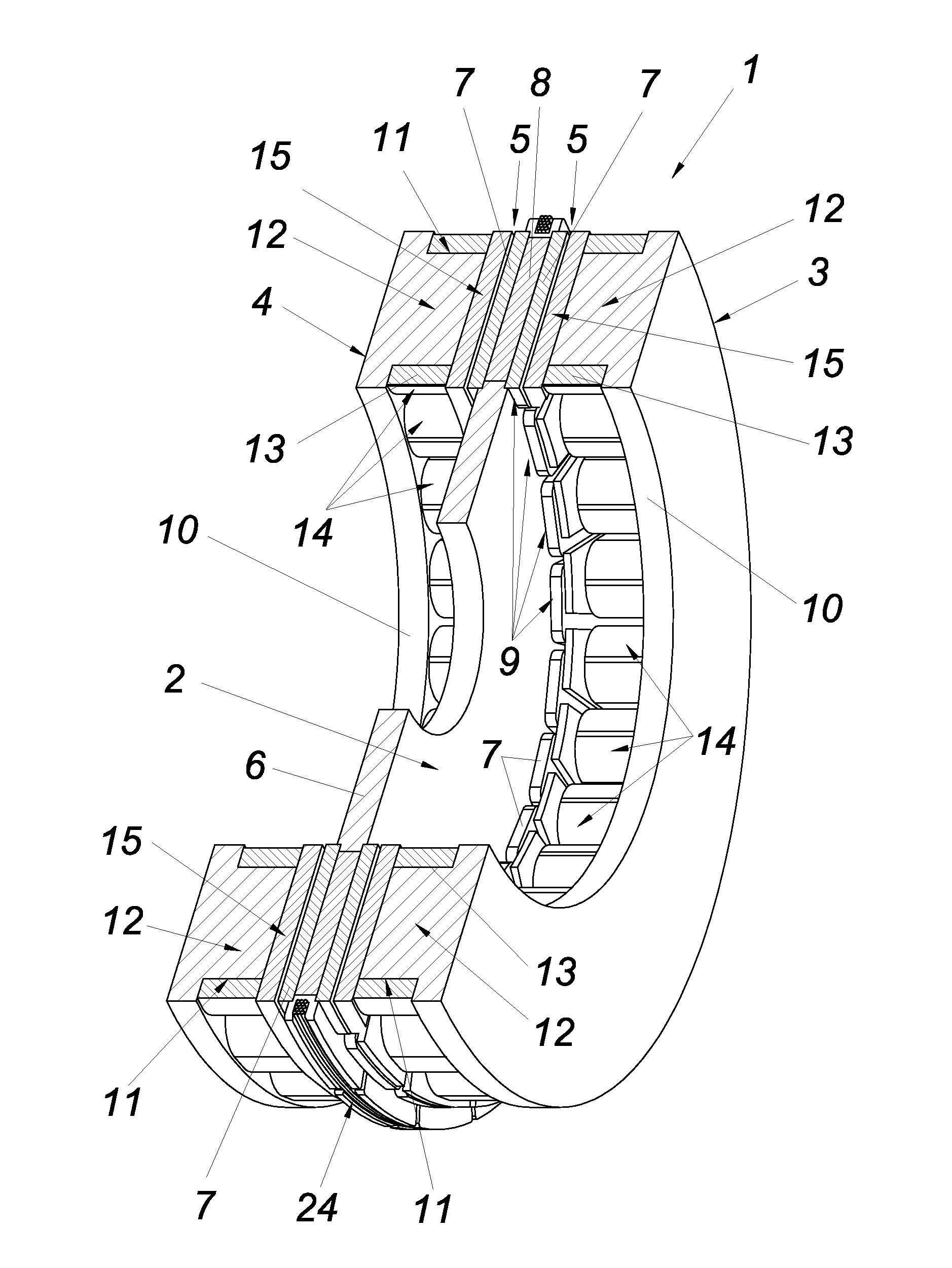 Disc rotor motor