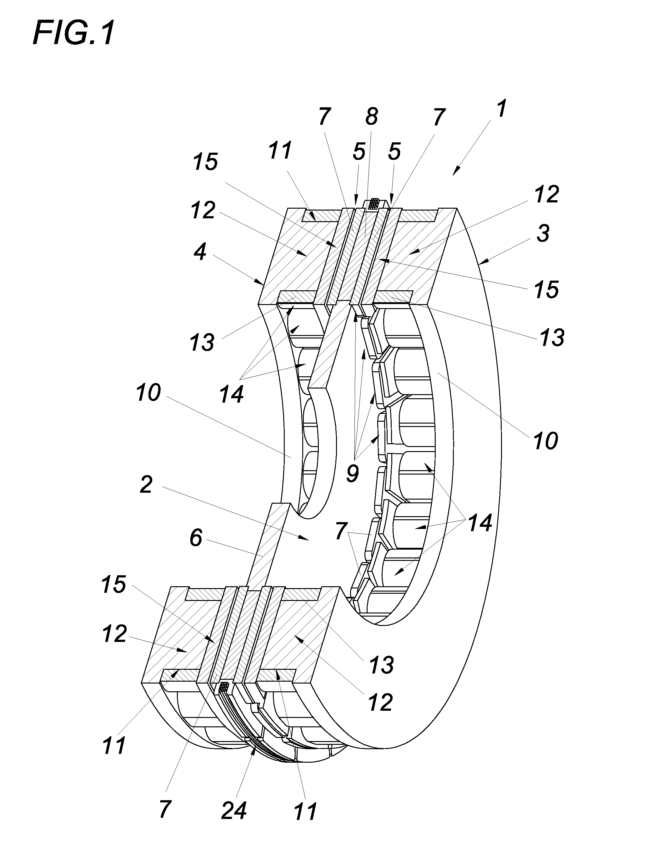 Disc rotor motor