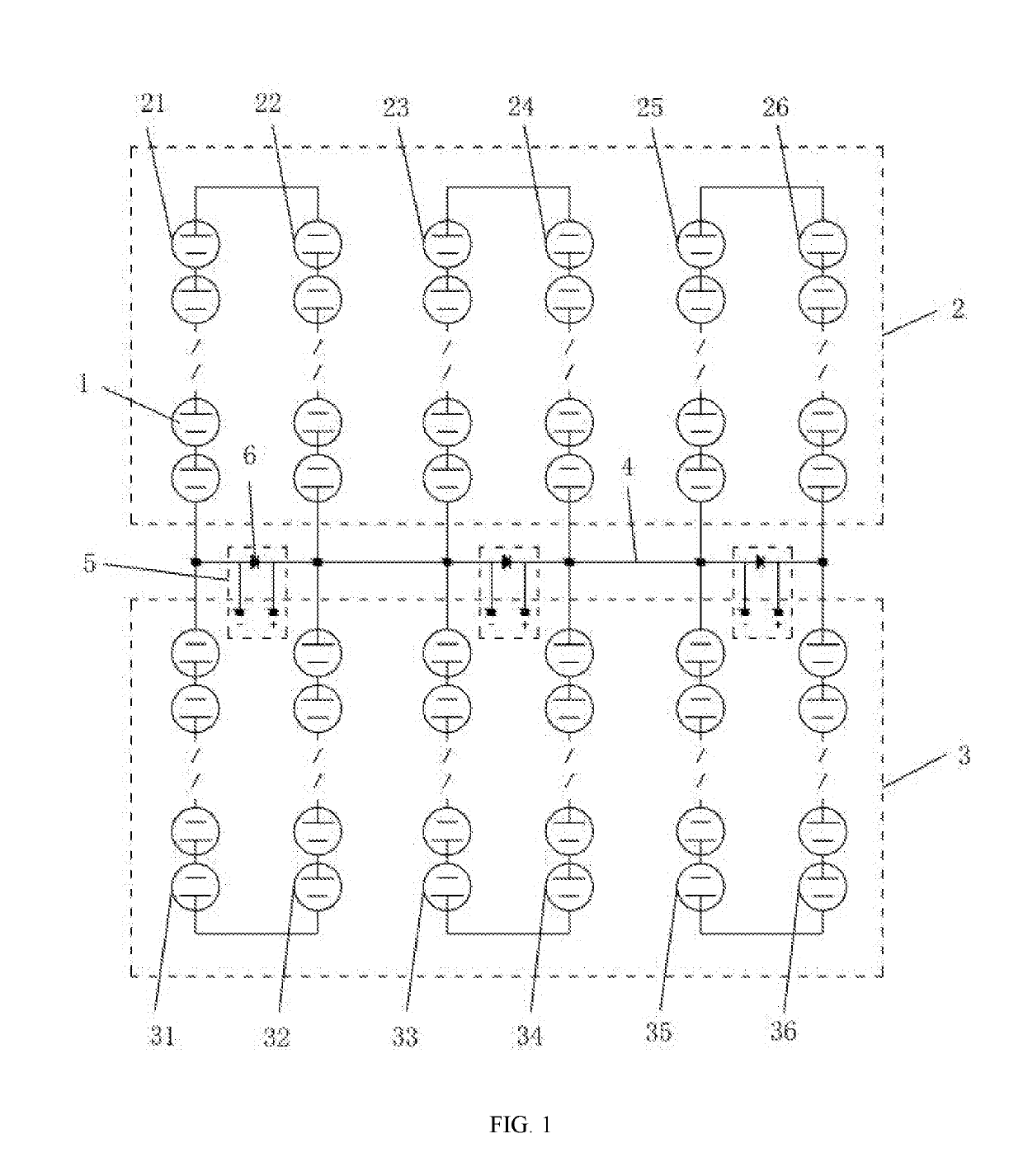 Internal protection circuit structure of photovoltaic modules having independent power generating unit