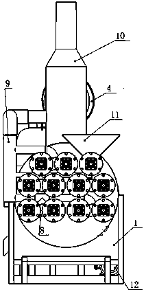 Production apparatus and process for fertilizer deodorized at high temperature