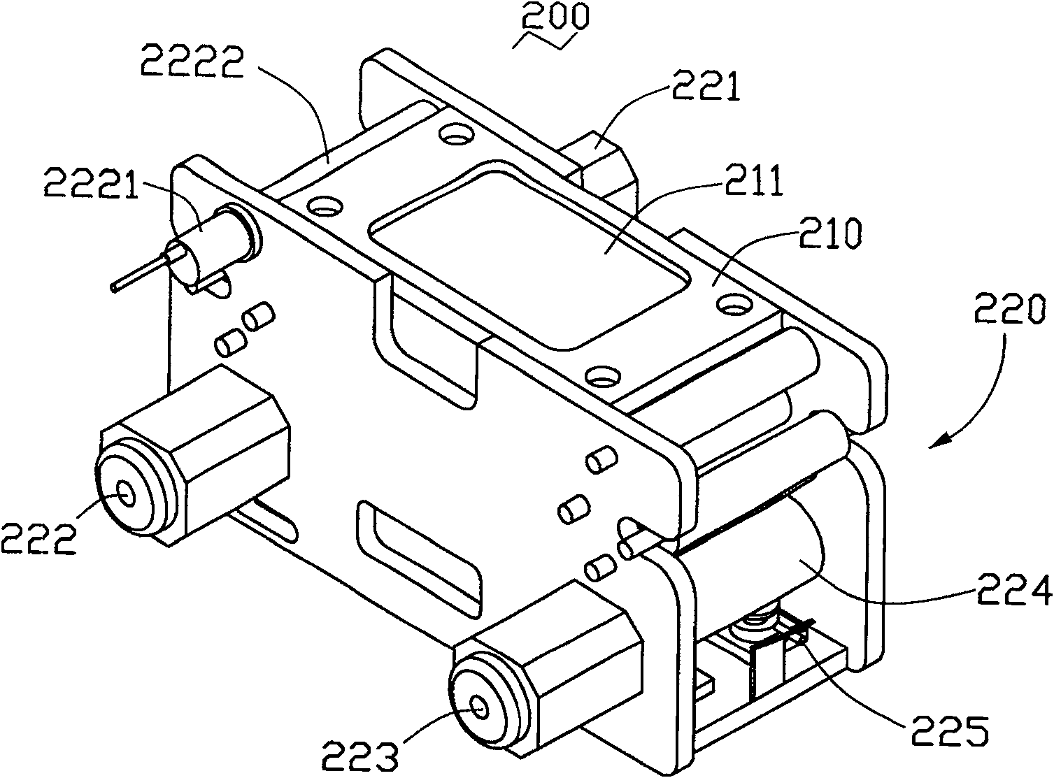 Nozzle maintaining device