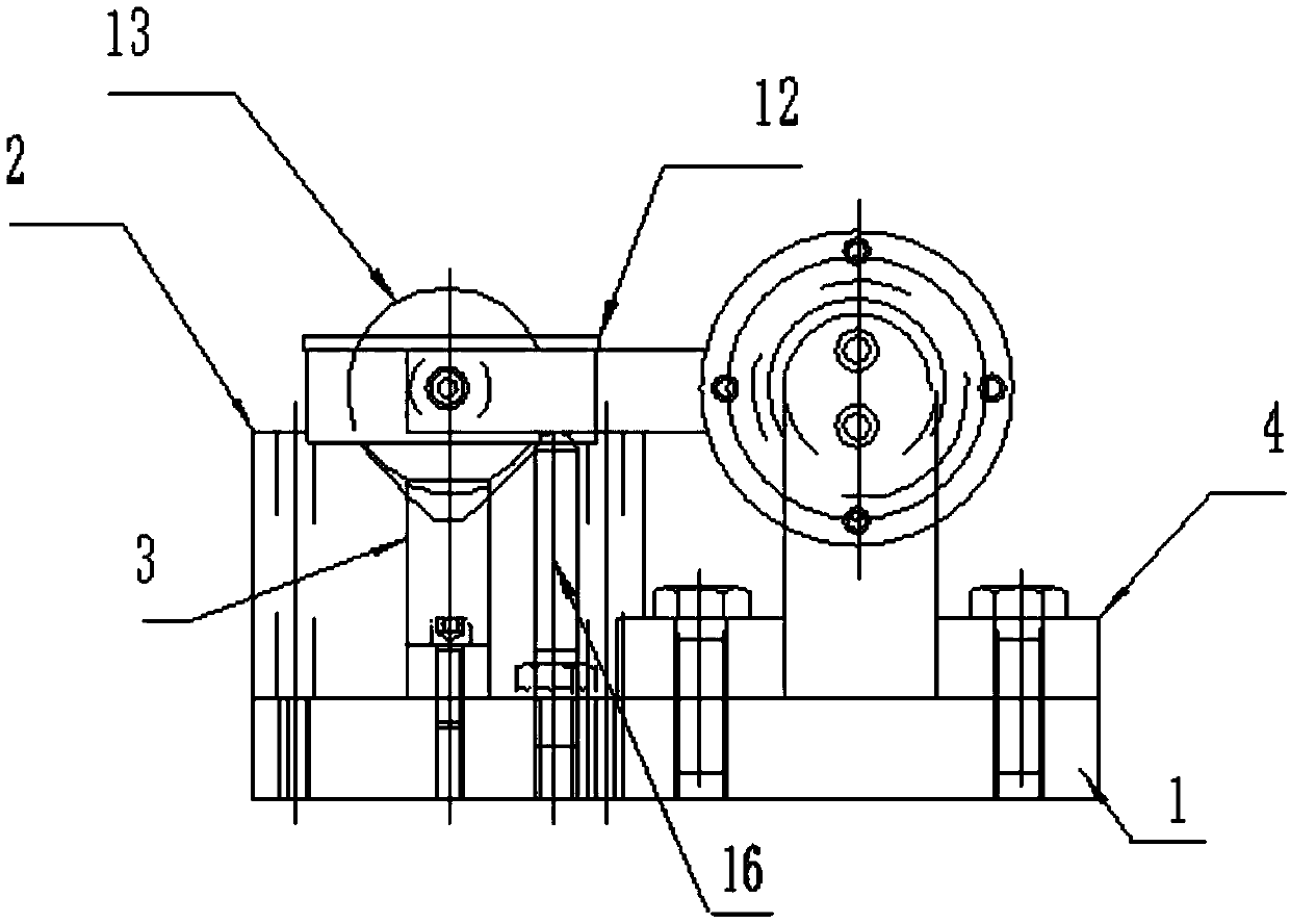 A camshaft end face detection device and method