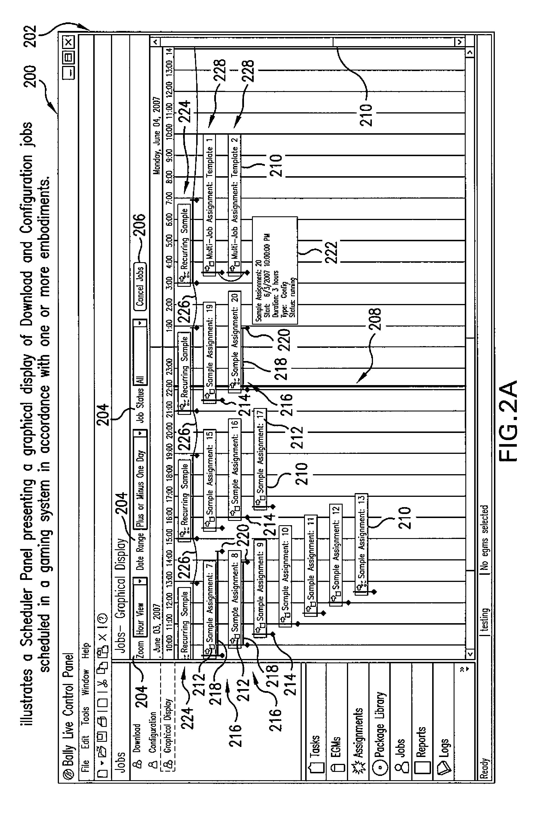 Method and system for providing download and configuration job progress tracking and display via host user interface