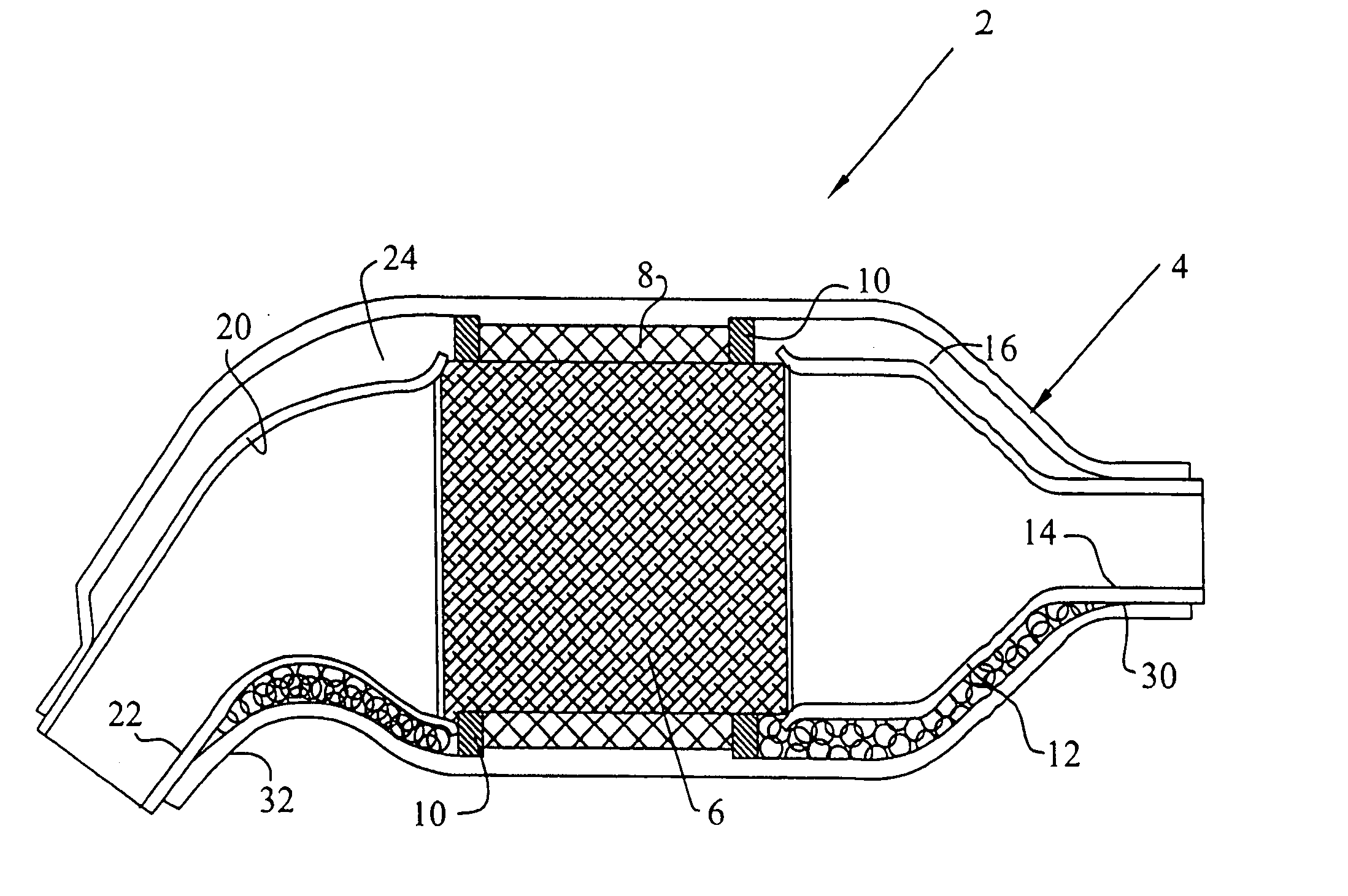 Method and apparatus for manufacturing a catalytic converter