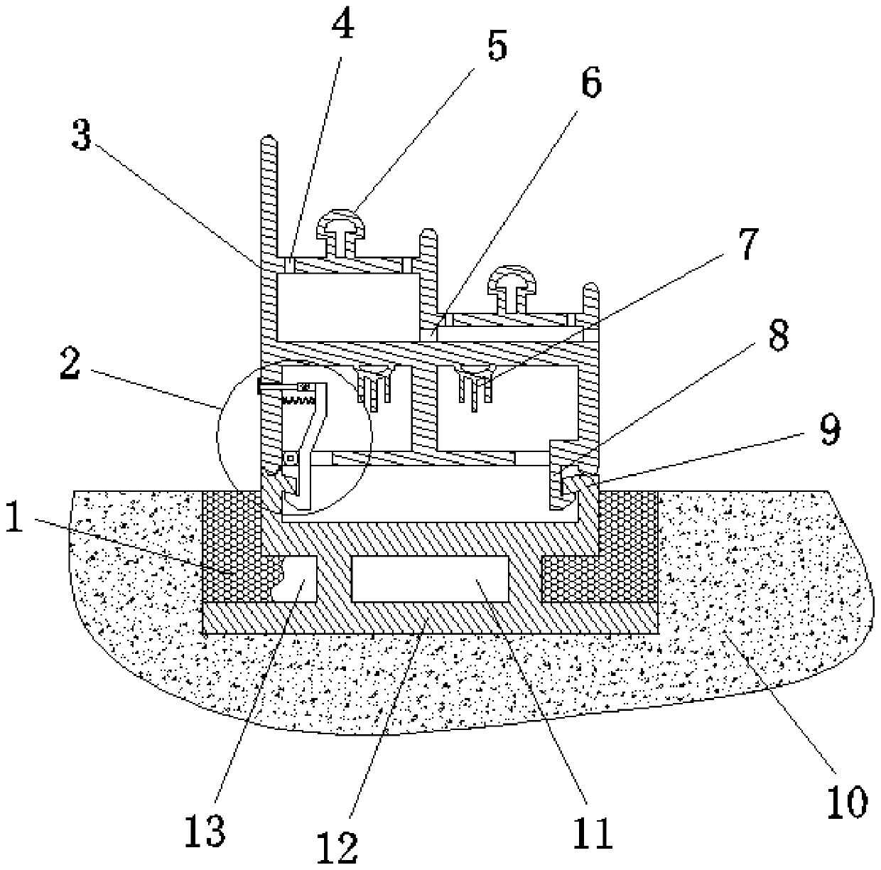 A door and window outer frame with strong connection with the wall