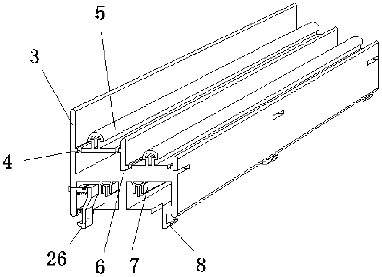 A door and window outer frame with strong connection with the wall