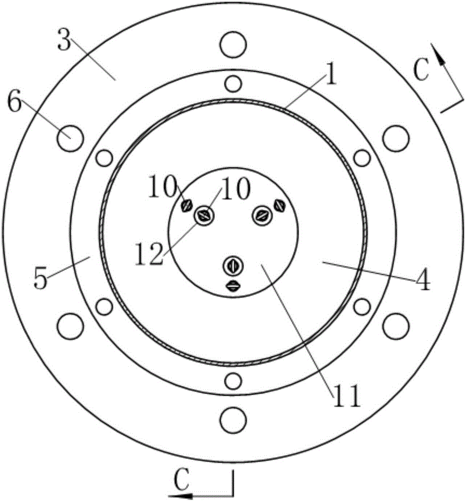 Disc spring shock absorber with adjustable initial rigidity