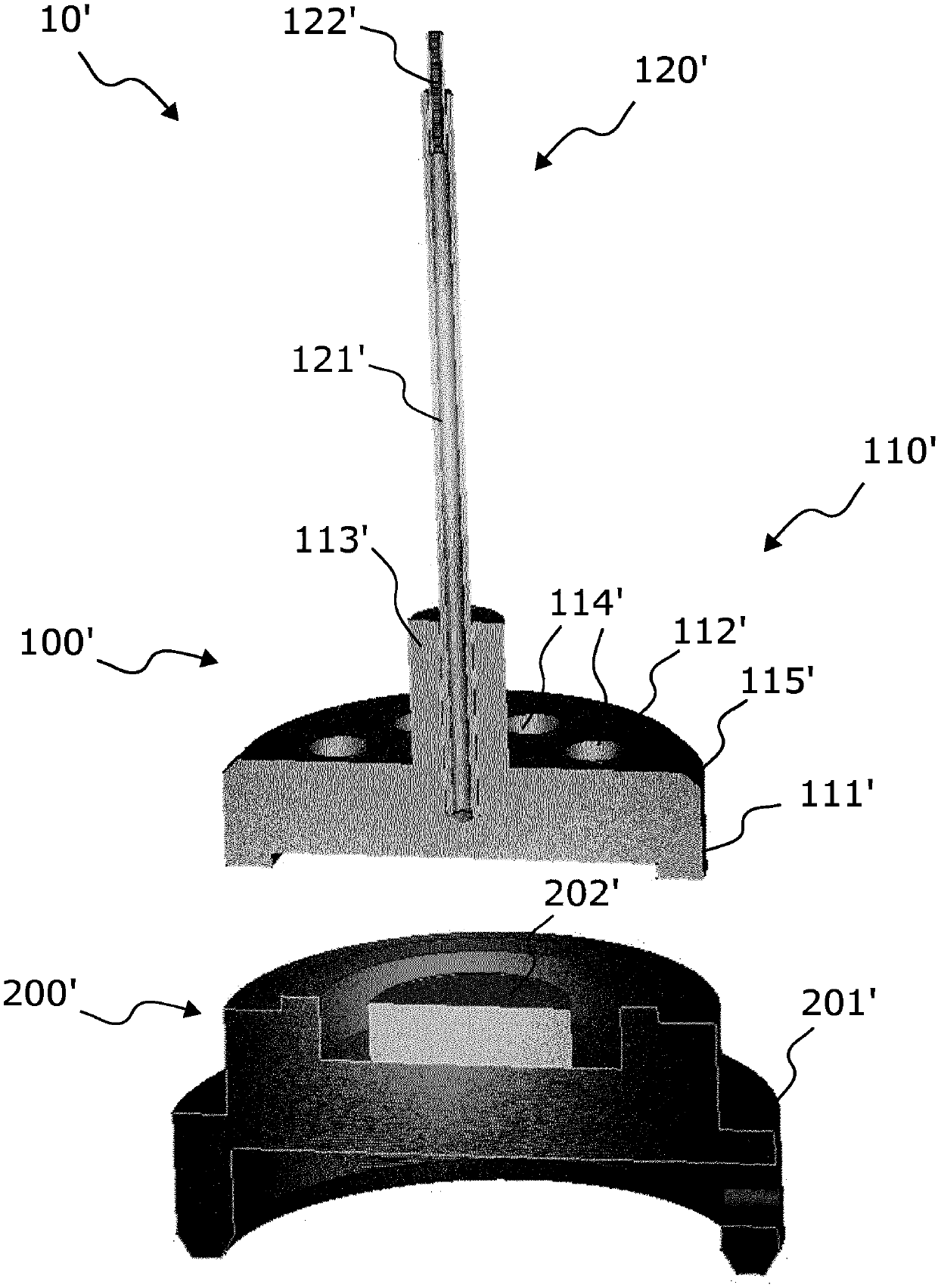 Modular specimen holders for high pressure freezing and x-ray crystallography of a specimen