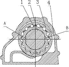Driving device for oil pump